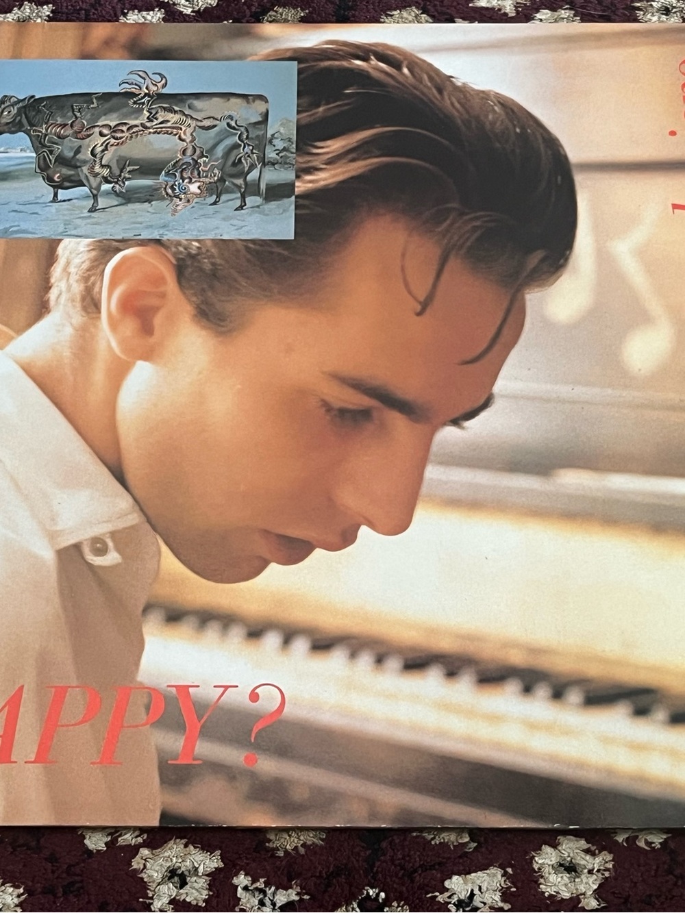 Evan Lurie - Happy? Here? Now? - LP vinyl record NM (Lounge Lizards) Belgian